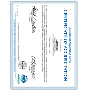 ISO 17025 - Laboratório de Testes Interno Acreditado